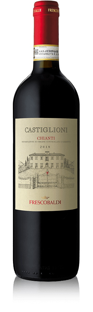 Bottle of Castiglioni Chianti 2018 wine