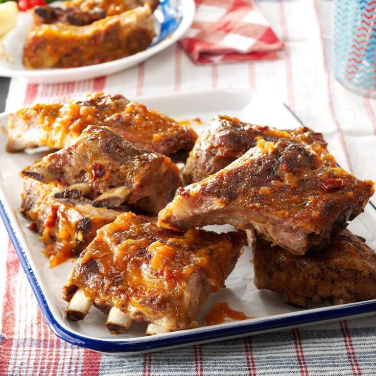 Peach-Chipotle Baby Back Ribs: A Flavorful Feast for Your Taste Buds