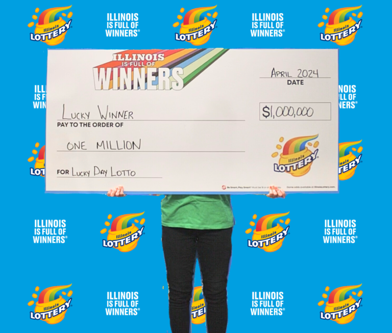 ILLINOIS WOMAN SHOCKED WHEN GIFT OF A LUCKY DAY LOTTO TICKET WINS $1 MILLION 