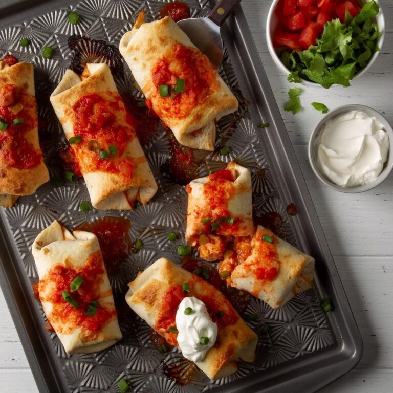 Baked Chicken Chimichangas: A Delicious and Healthy Meal in 40 Minutes